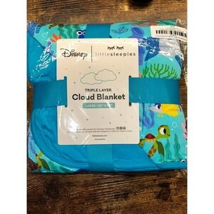 Little Sleepies Disney Pixar Finding Nemo Cloud Blanket NIB‎ 50x50